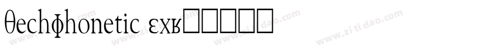 TechPhonetic Ex字体转换